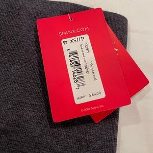 Charcoal Spanx leggings. XS. Never worn with tags.
